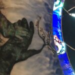 Call Me Aurora (encaustic detail) by Lilis K'Dair & Andrew Batcher